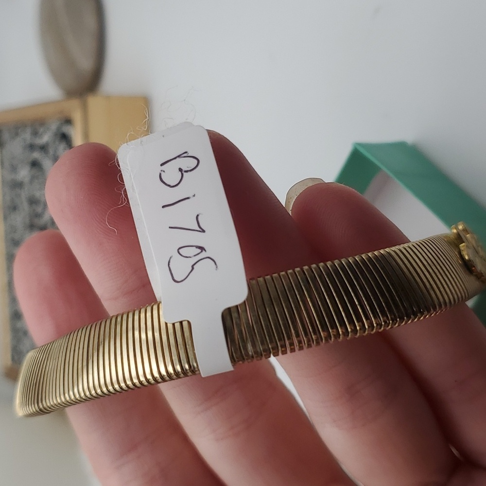 Plus sized accordion stretch bracelet vintage butterfly B1705‎ - Picture 5 of 5
